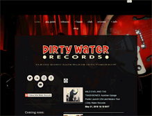 Tablet Screenshot of dirtywaterrecords.co.uk